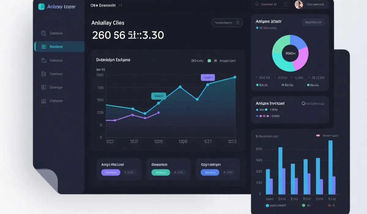 计划中心数据与趋势可视化示意图